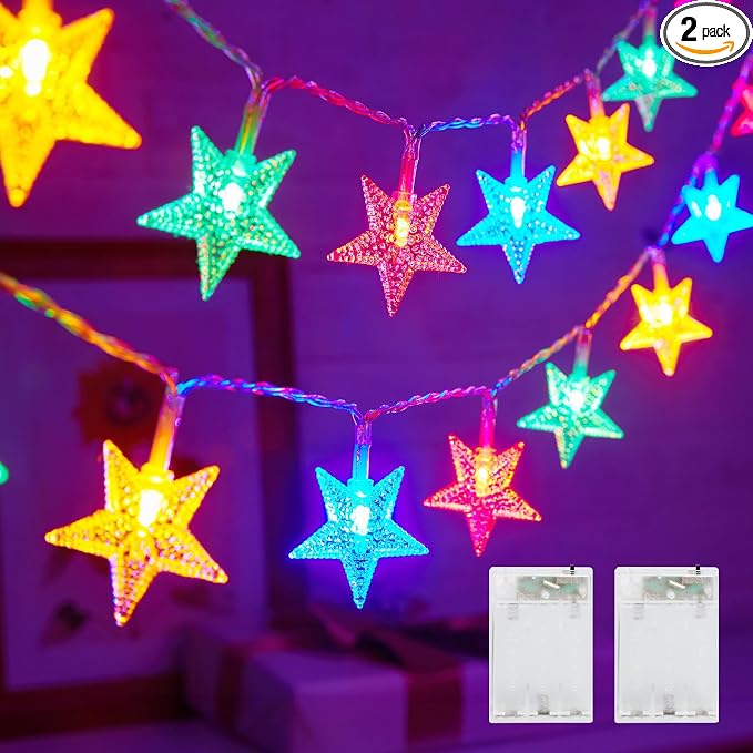 Minetom Star String Lights Battery Operated by Minetom