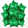 Green Star Balloons Foil, 18 Inch Metallic Stars Balloon by BIAPIAN