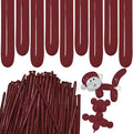 Burgundy Long Balloons Premium 260 Twisting Balloons Animals Magic by ZBYDNG