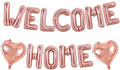 TONIFUL 16 Inch Rose Gold WELCOME HOME Foil Letter Balloons Banner Decor | by TONIFUL