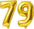 40 Inch Number 79 Balloons for 79th Birthday Party Decorations, 0-100 Gold by FOBELEC