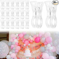 20 Pack Large Balloon Arch Clips, 3.5 Inch Plastic Backdrop Spring Clamps by FDKYOEK