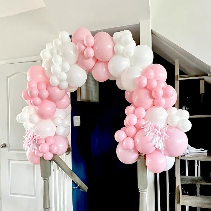 Lukiituke Light Pink Balloon Arch Kit, Baby Shower, Birthday Party Decorations - Image 3