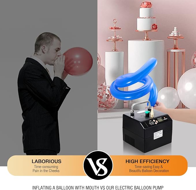 Electric Air Balloon Pump, B231 Lagenda Portable Electric Balloon Pump - Image 7