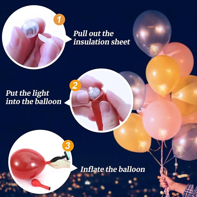 100Pcs Mini Balloon Lights - Image 6