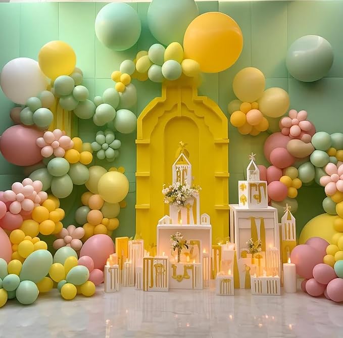 Yellow Balloons 18 Inch 24 Pack Matte Helium Latex Round Balloons - Image 4