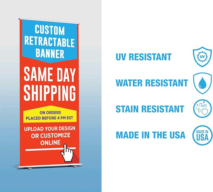 Custom Retractable Banner with Aluminum Frame - Image 2