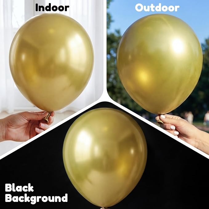 Gold Balloons, Baby Shower, Anniversary, Graduation, Wedding Decorations - Image 4
