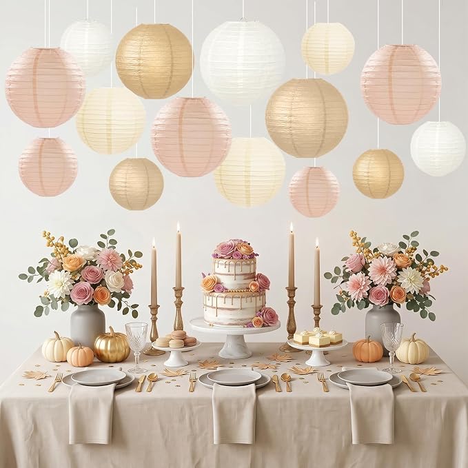 15 Pcs Boho Paper Lanterns - Image 6