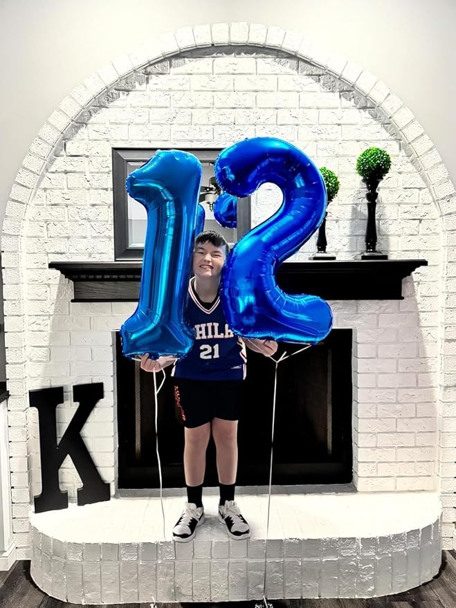 40 Inch Number 2 Balloon, Inflation Straw & Self-Sealing, Leak-Proof Aluminum - Image 3
