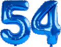 40 Inch Number 54 Balloons for 54th Birthday Party Decorations, 0-100 Dark Blue by FOBELEC