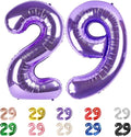 29 Balloon Numbers 40Inch for 29th Women Birthday Decorations, Inflation Straw by Mluchee