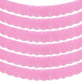 LOLStar Macaron Pink Foil Fringe Tinsel Garland Streamers Banner, 6 Pack | 60Ft by LOLSTAR