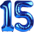 Number 15 Balloons 40 Inch for 15 51 Birthday Party Decorations, by Mluchee