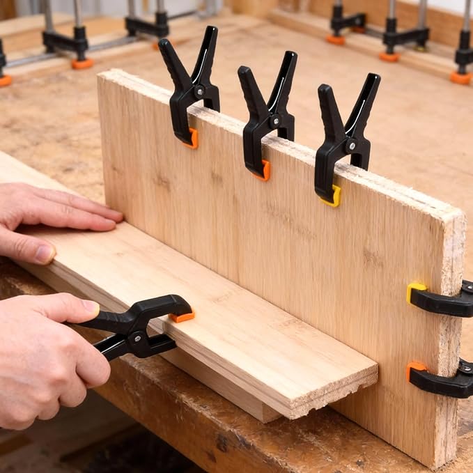 60 Pack Spring Clamps, 3.5 inch Heavy Duty Clips Plastic Spring Clip, Backdrop - Image 5