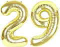 29 Balloon - Champagne Gold Birthday Number Balloons, 40 Inch Decorations | by ALPHADELTAPI