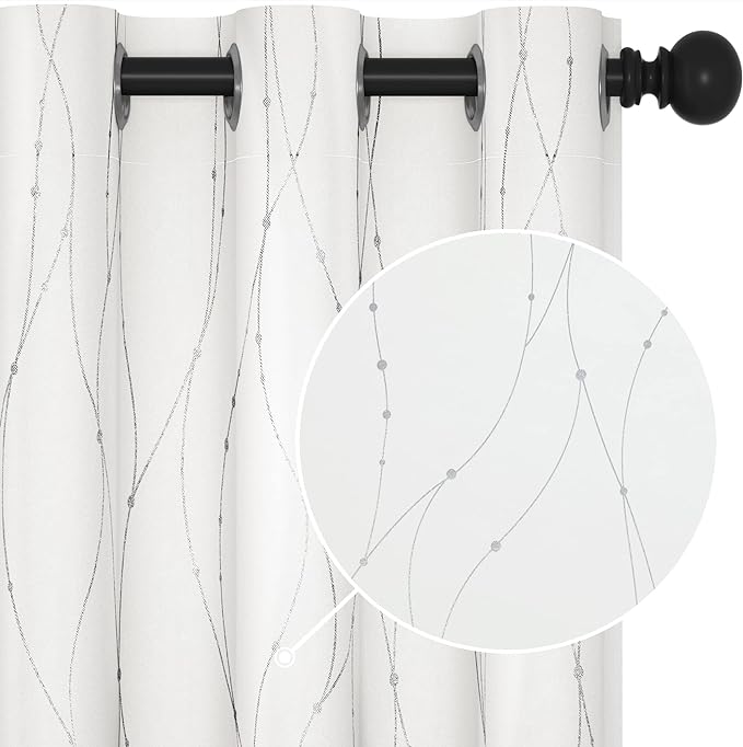 Deconovo Living Room Curtains 54 Inches Long, Thermal Insulated, Room Darkening by Unknown