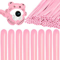 260 Light Pink Long Balloons for Balloon Garland Thickening Skinny Latex by Kawkalsh