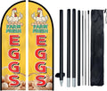 Farm Fresh Eggs Feather Flag by WOANIXY---ProfessionalCustomFeatherFlagCustomBanner