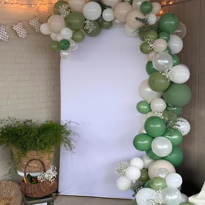 Sage Green Balloons for Boho Baby Shower Bridal Shower Birthday Decorations | - Image 5
