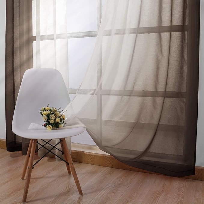 DWCN Ombre Sheer Curtains - Image 3