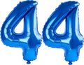 40 Inch Number 44 Balloons for 44th Birthday Party Decorations, 0-100 Dark Blue by FOBELEC