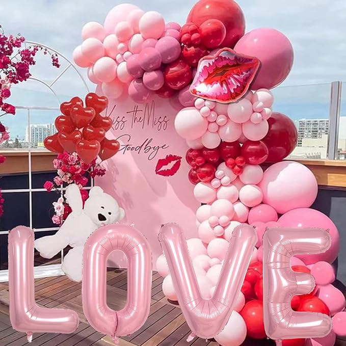 Giant Letter Y Foil Balloon Baby Pink, Pastel Pink Inflatable Word Balloon Y - Image 8