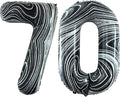 Number 70 Balloons for 70th Birthday Party Decorations, 42 Inch Jumbo Foil by GOER