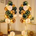 Cicicooie 2 Set Green and White Centerpieces Balloon Holder Decoration Balloon by Cicicooie
