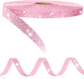 Syhood 50 Yards Glitter Ribbon Wrapping 3/8" Wide Sparkle Waterproof Sparkly by Syhood