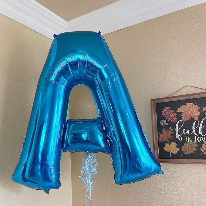 Blue Letter G Balloon, G Balloons Letter - Image 3