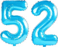 40 Inch Number 52 Balloons for 52nd Birthday Party Decorations, 0-100 Jewelry by FOBELEC