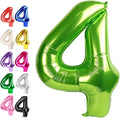 Light Green Number 4 Balloon 40 inch, Birthday Party Balloons Decorations | by Upgesy