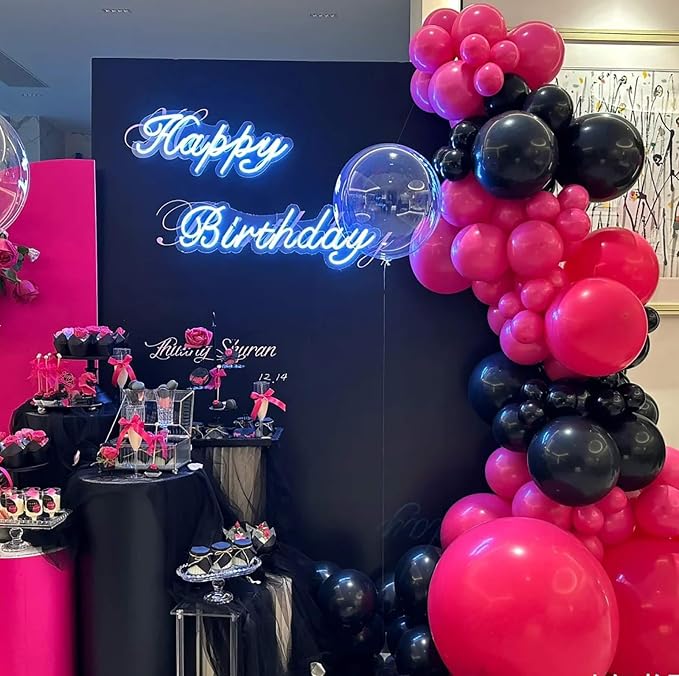 10 Inch Hot Pink Balloons - Image 3