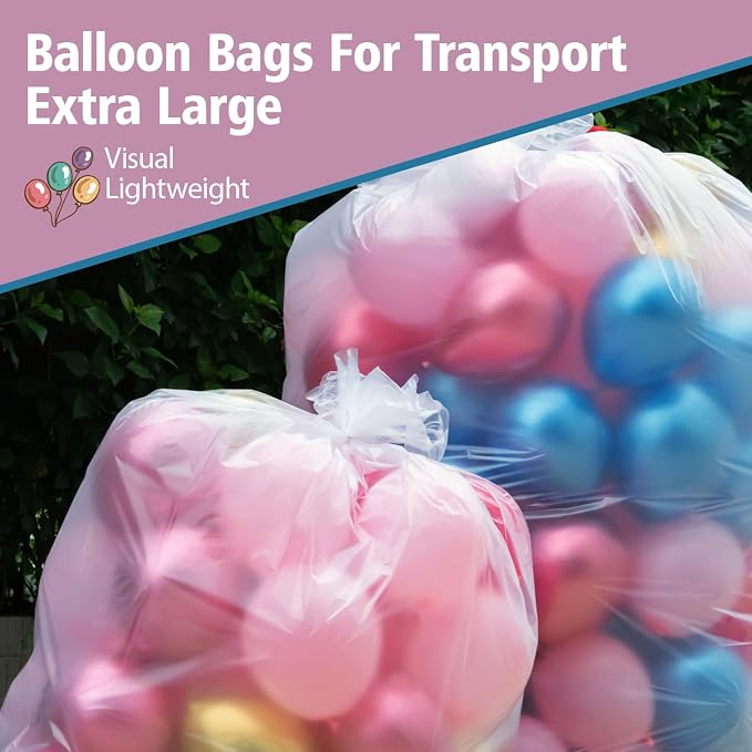 2 Pcs 59" x 98.4" Balloon Bags to Transport balloons - Image 5