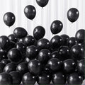 RUBFAC Black Balloons, 2026 International Football Game Decor, Graduation by RUBFAC