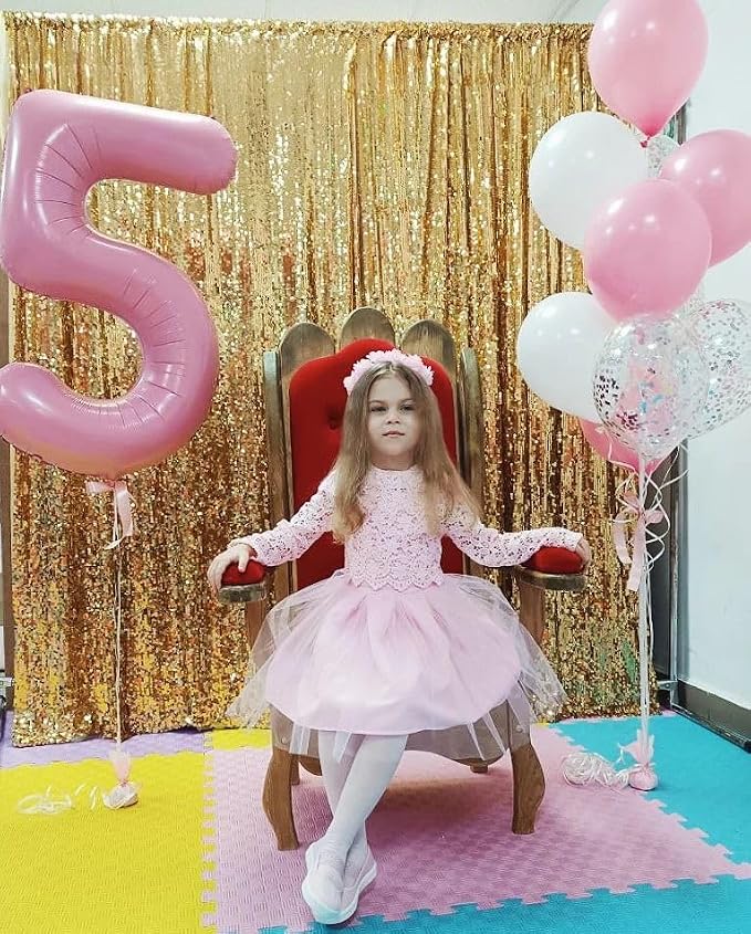 Pastel Pink Number 0 Balloon 40 Inch, 0th Birthday Decorations Men Women | Foil - Image 2