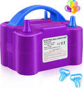 Balloon Pump Electric, 110V 600W Balloon Blower Inflator Dual Nozzle Air Pump by QIPUMP