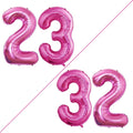 Number 23 Balloons for 23rd Birthday Party Decorations, 42 Inch Jumbo Foil by GOER