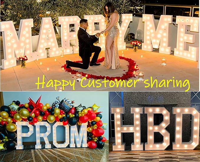 Merry Mosaics Marquee Light Up Letters, Large Marquee Letters, Mosaic Balloon - Image 7