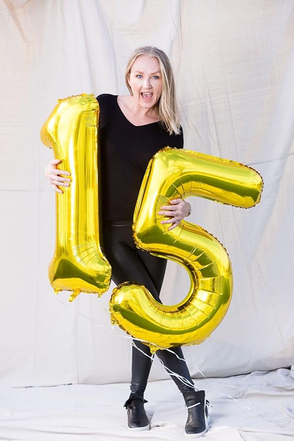 Gold 19 Balloon - Image 4