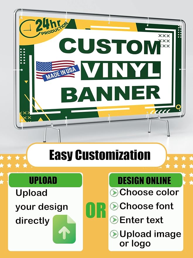 Custom Vinyl Banner 10'x15'- Personalized Customized Full Color - Image 5