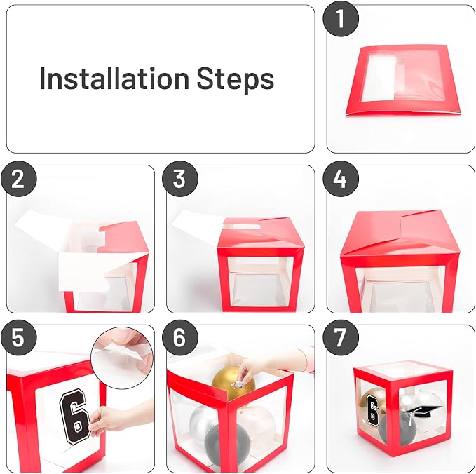 2026 Graduation Party Decorations, HYMENEX Set of 4 Graduation Boxes - Image 5