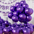 AULE 50Pcs Metallic 12 Inch Dark Purple Chrome Helium Shiny Balloons | Chrome by AULE