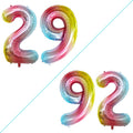 Number 29 Balloons for 29th Birthday Party Decorations, 42 Inch Jumbo Foil by GOER