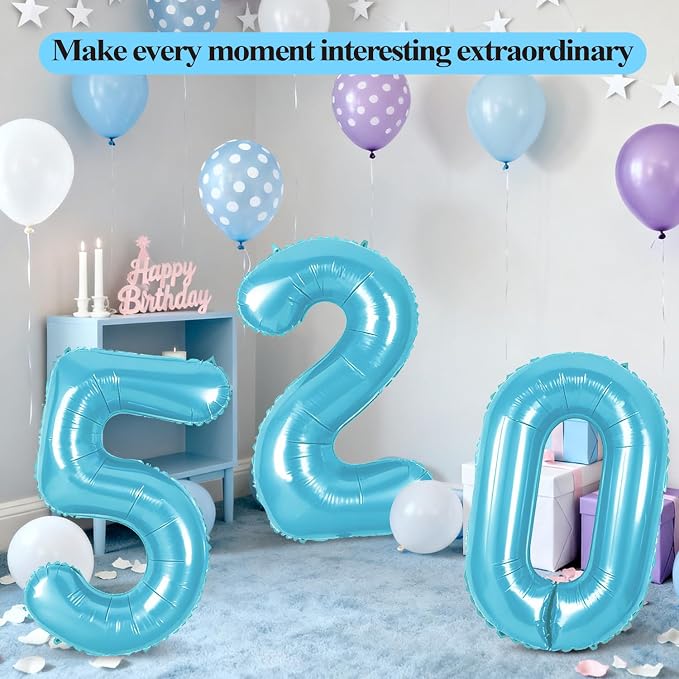 Number 61 Balloons for 61st Birthday Party Decorations, 0-100 Large No.61 - Image 6
