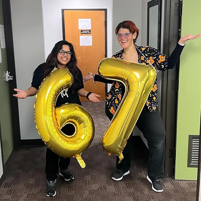 40 Inch Gold Number 1 Balloon Birthday Party Decorations - Image 7