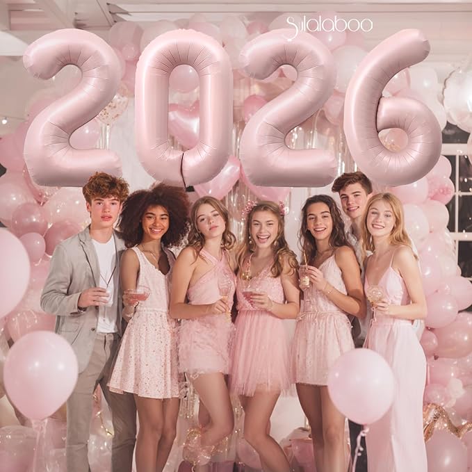 40 Inch Light Pink Number 15 Balloon 0-9 15th Foil Big Giant | Digital - Image 5