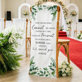 In Loving Memory Wedding Chair Sign- Floral Memorial Reserved Sgns by AASRR