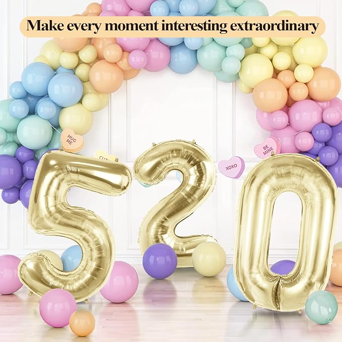 Number 15 Balloons for 15th Birthday Party Decorations, 40 Inch 0-100 - Image 6